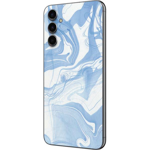 Blue Marbling Galaxy A14 5G Skin